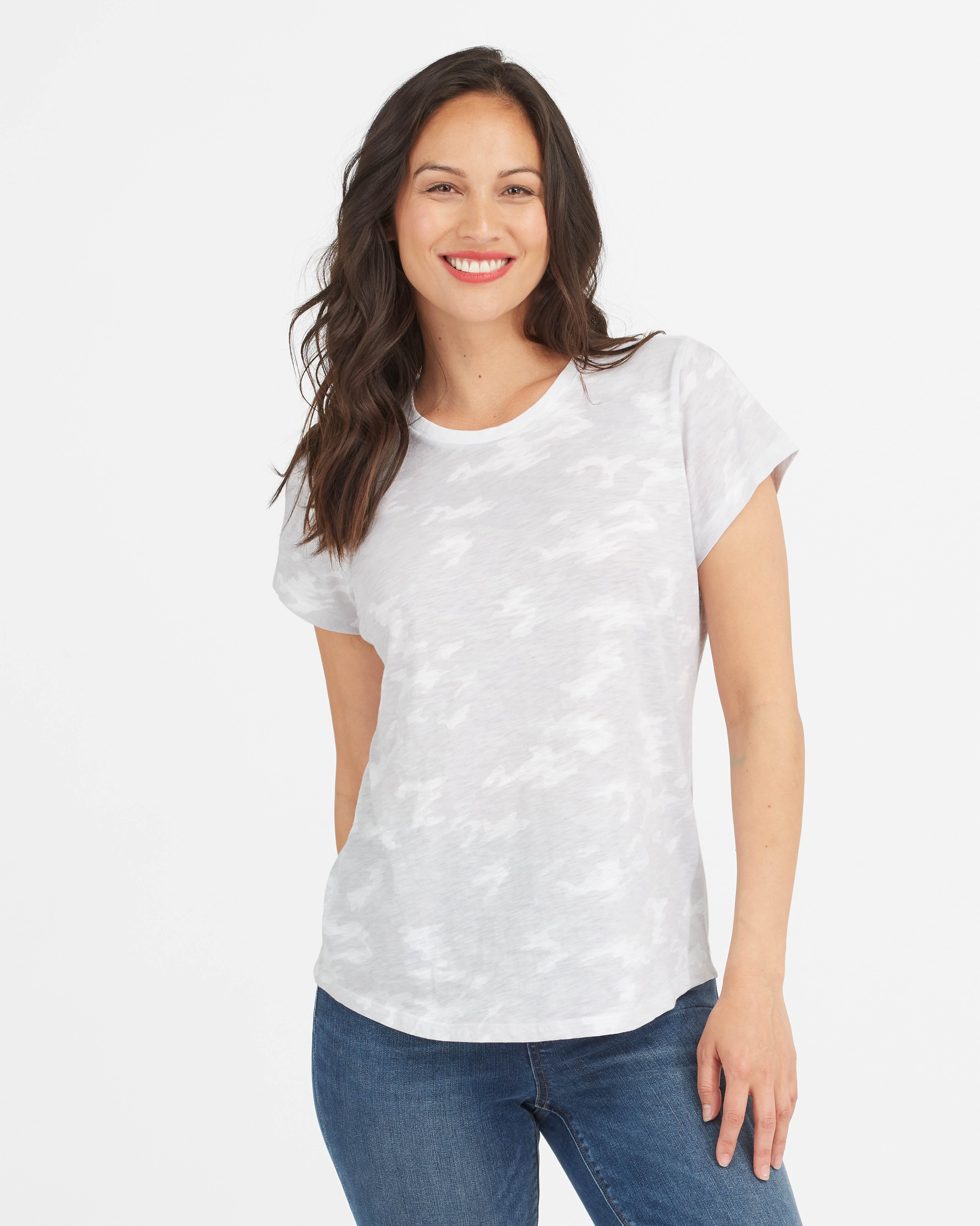 Pima Cotton Printed Graphic Tee sold by SPANX