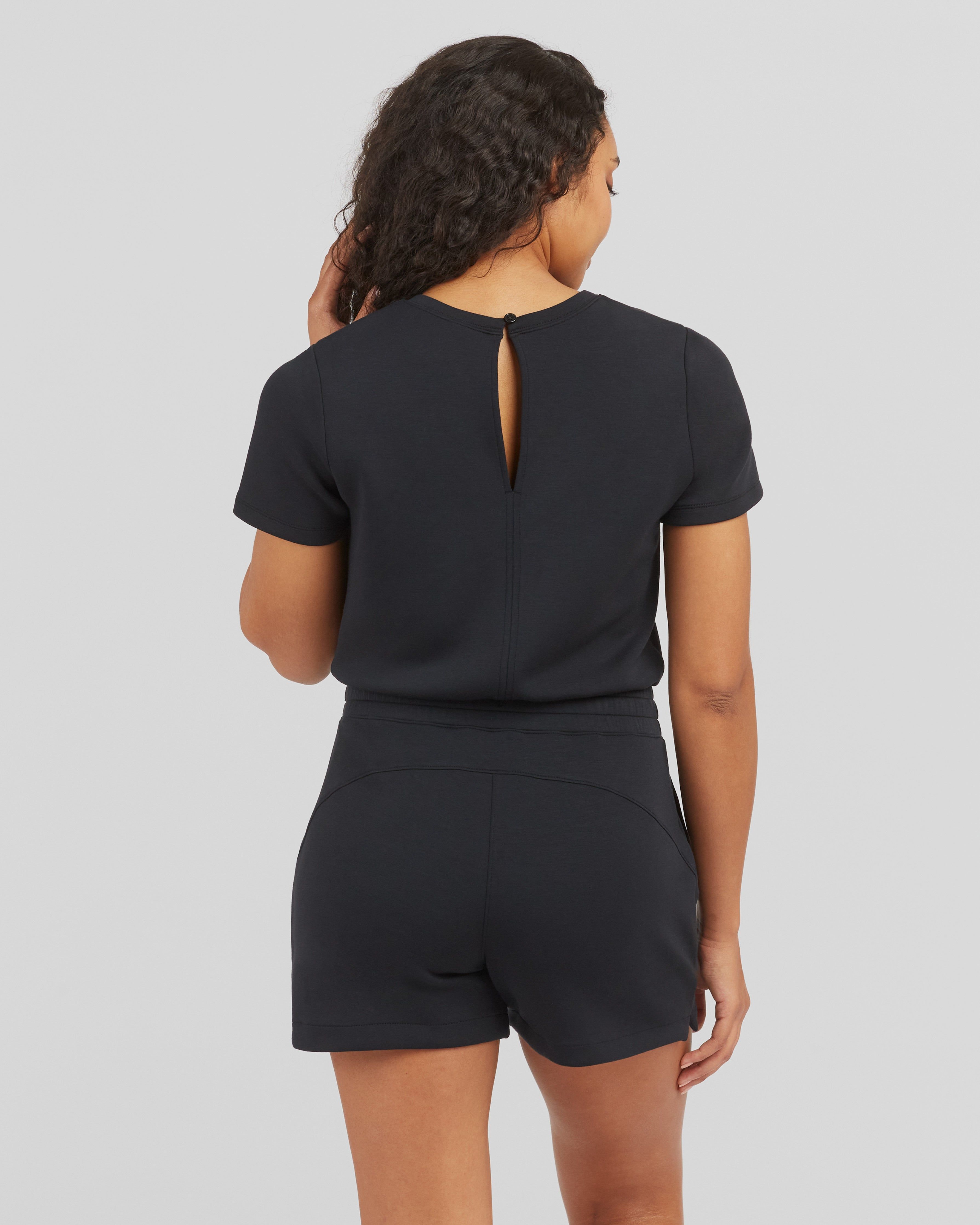 AirEssentials Short Sleeve Romper sold by SPANX product image thumbnail 2