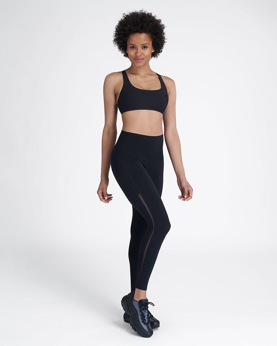 Spanx Every.Wear™ Active Mesh Side Stripe Leggings sold by SPANX