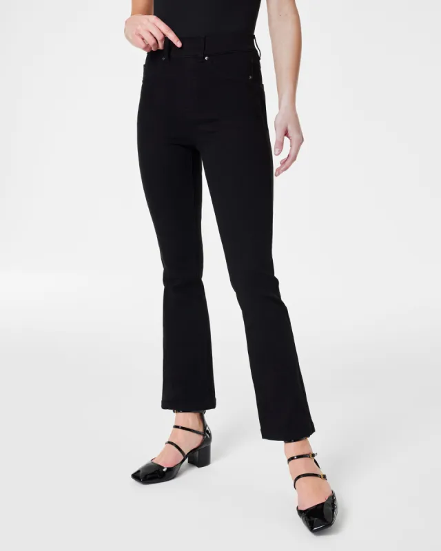 SPANXshape™ EveryWear Kick Flare Jeans, Clean Black sold by SPANX
