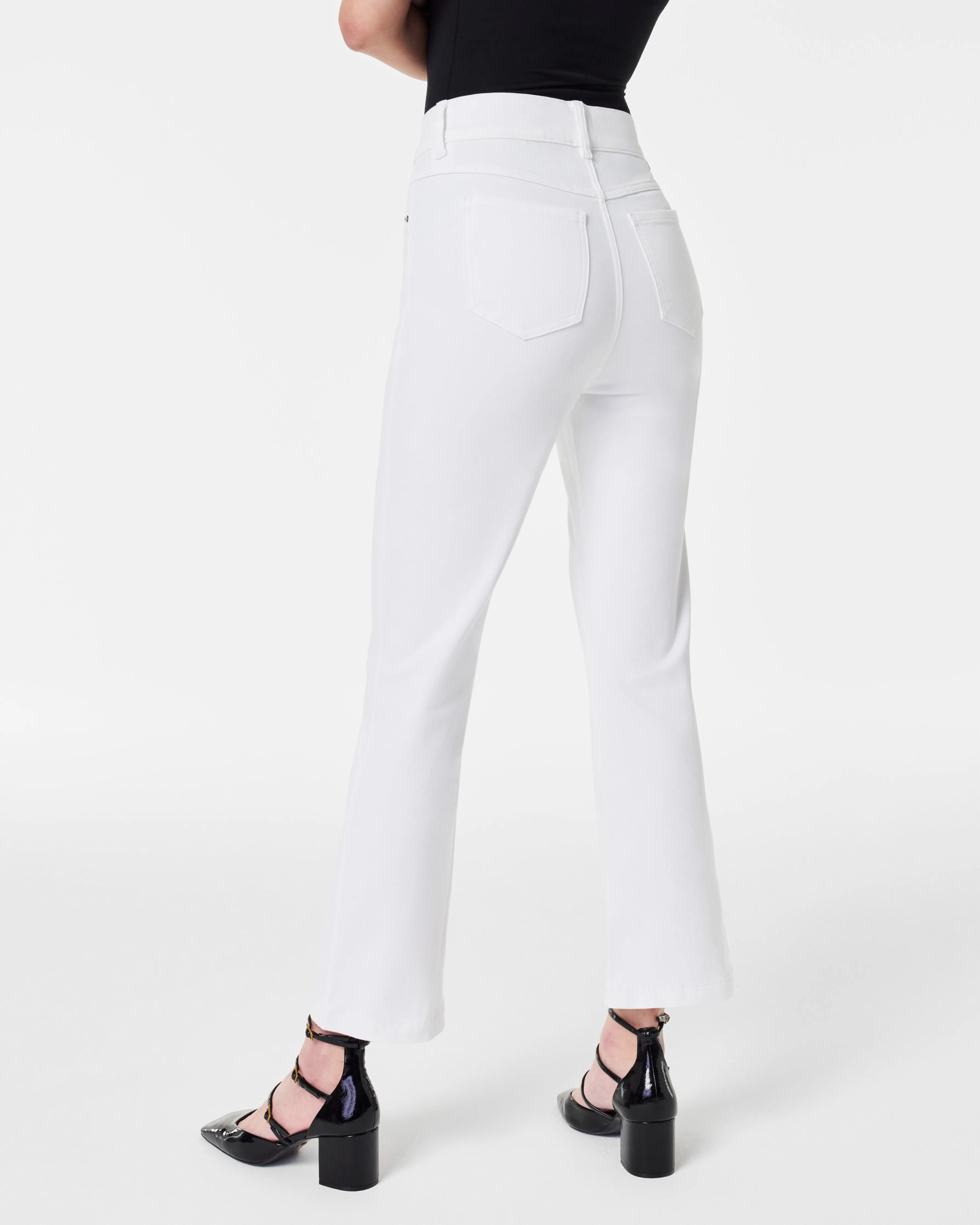 SPANXshape™ EveryWear Kick Flare Jeans, White sold by SPANX product image thumbnail 3