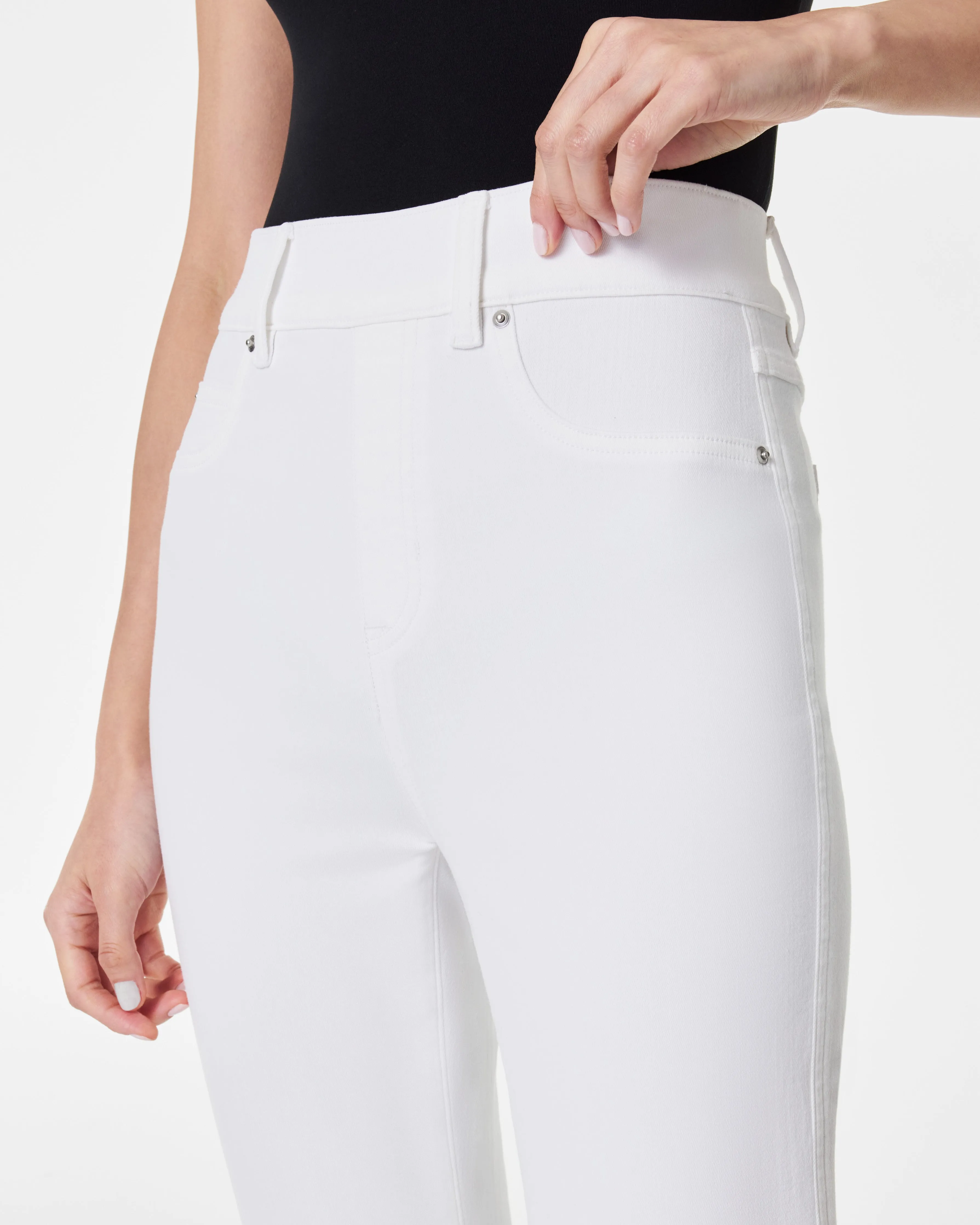 SPANXshape™ EveryWear Kick Flare Jeans, White sold by SPANX product image thumbnail 5