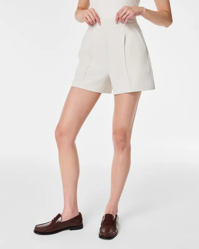 Carefree Crepe Trouser Short With No-Show Coverage, 6" sold by SPANX