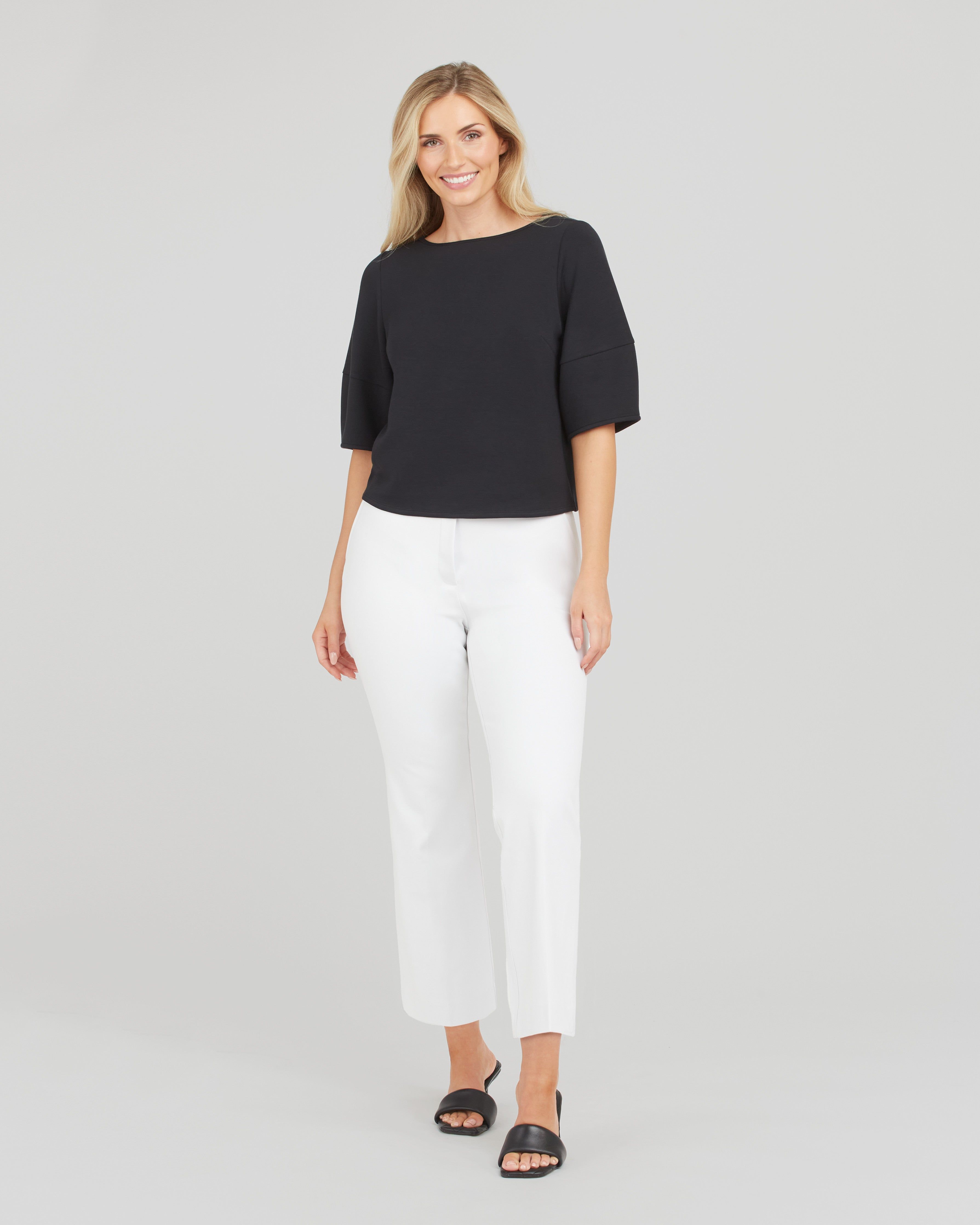 AirEssentials Puff Sleeve ‘At-the-Hip’ Top sold by SPANX product image thumbnail 4