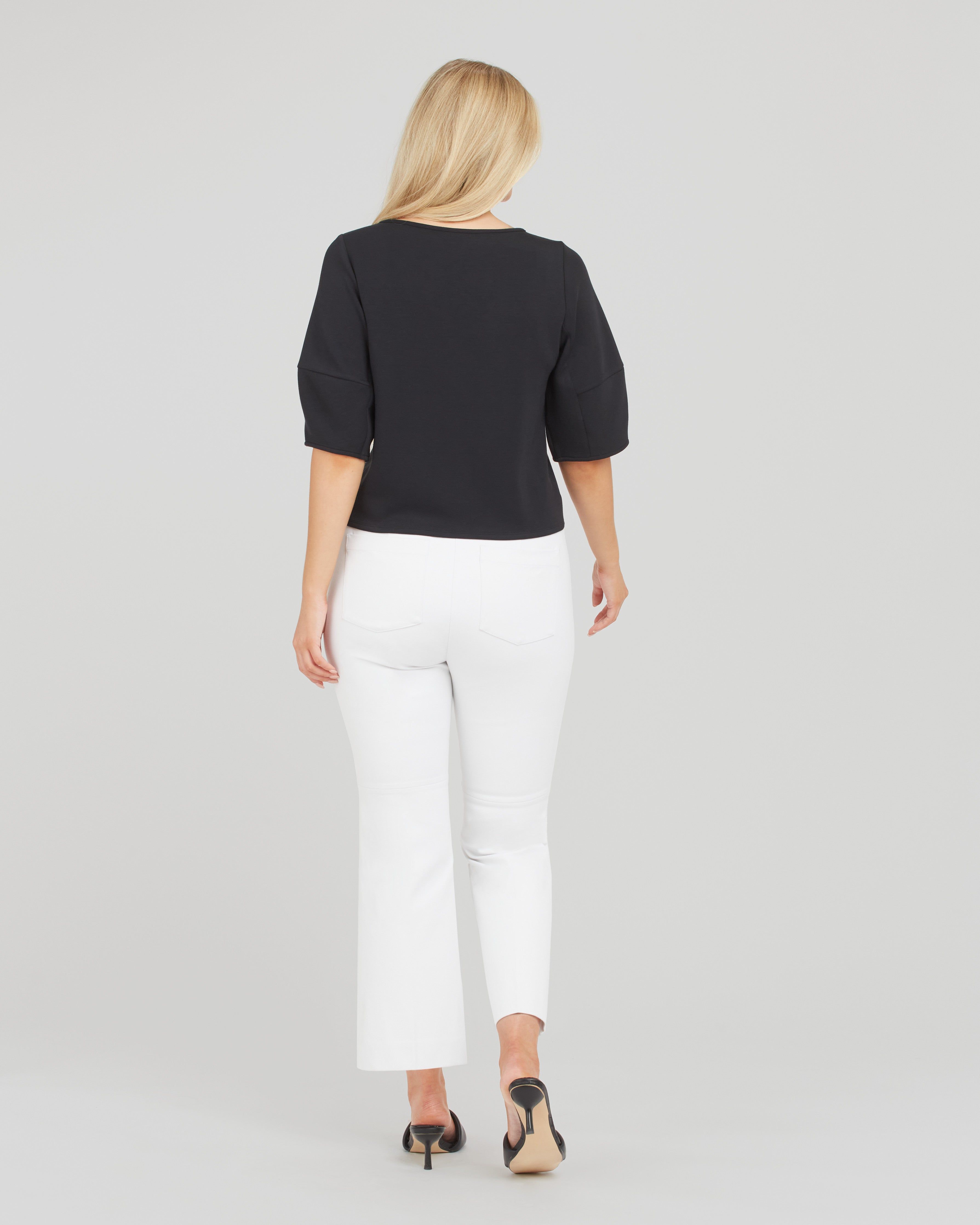 AirEssentials Puff Sleeve ‘At-the-Hip’ Top sold by SPANX product image thumbnail 5