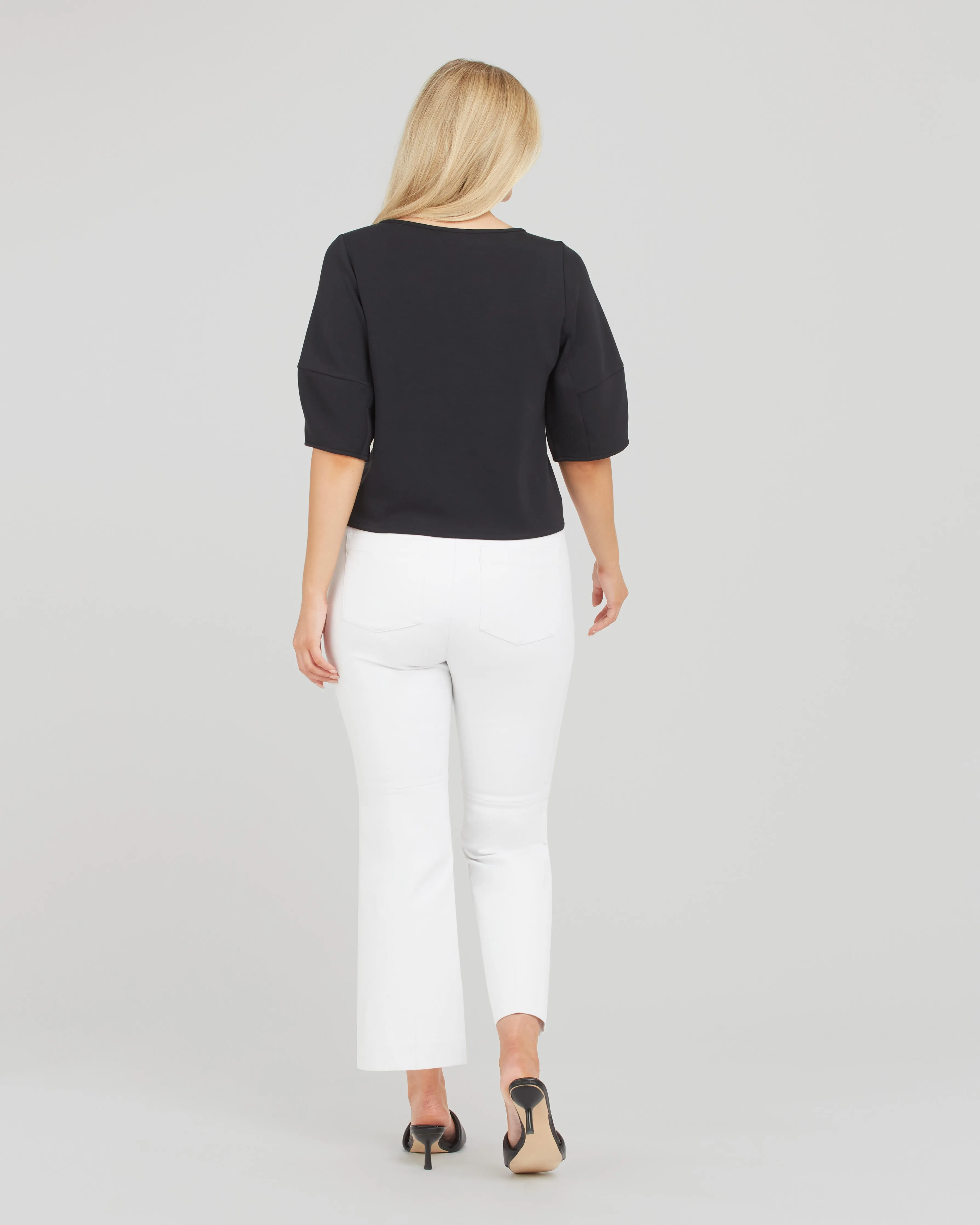AirEssentials Desk to Dinner Elbow Sleeve Top sold by SPANX product image thumbnail 5