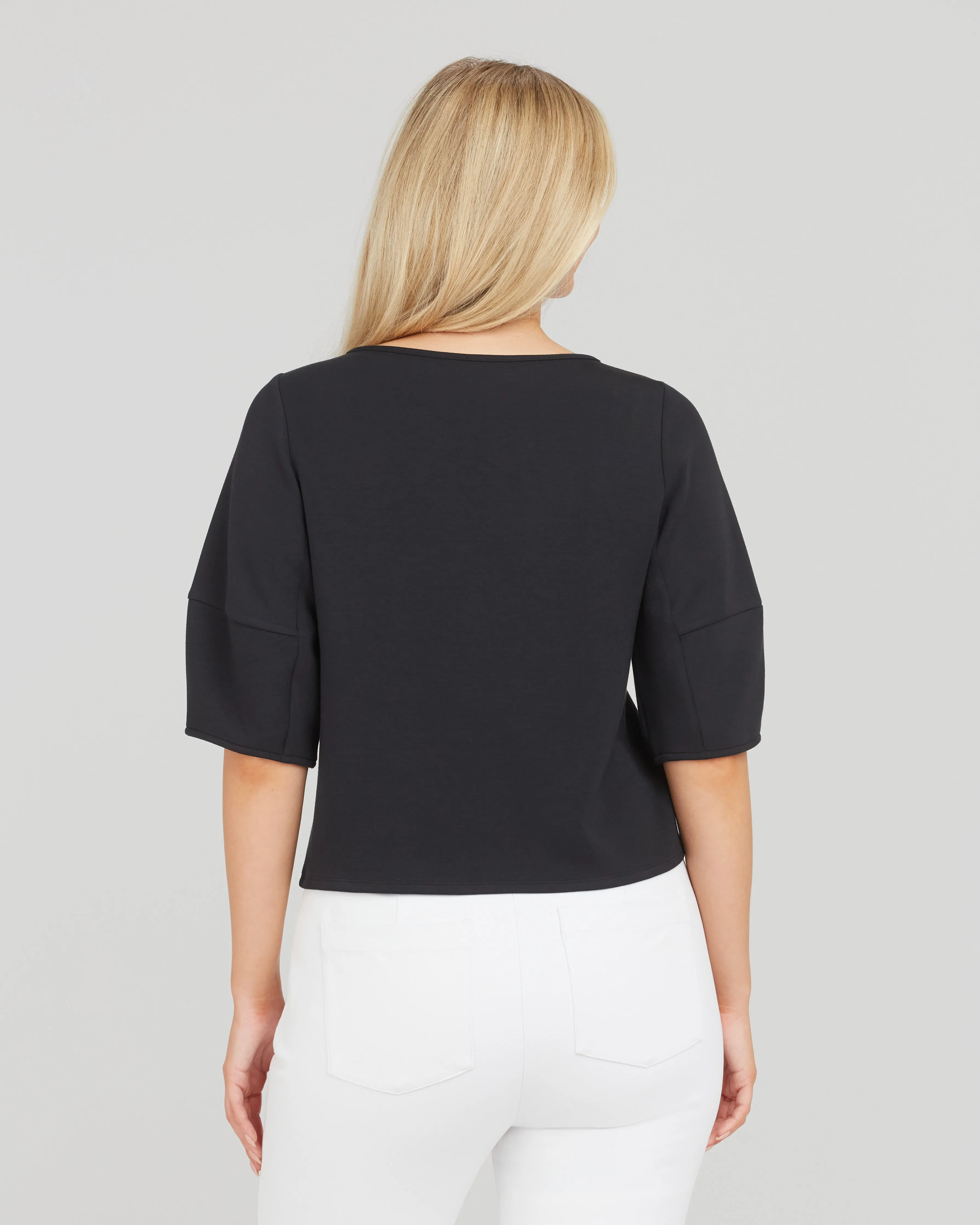 AirEssentials Desk to Dinner Elbow Sleeve Top sold by SPANX product image thumbnail 2