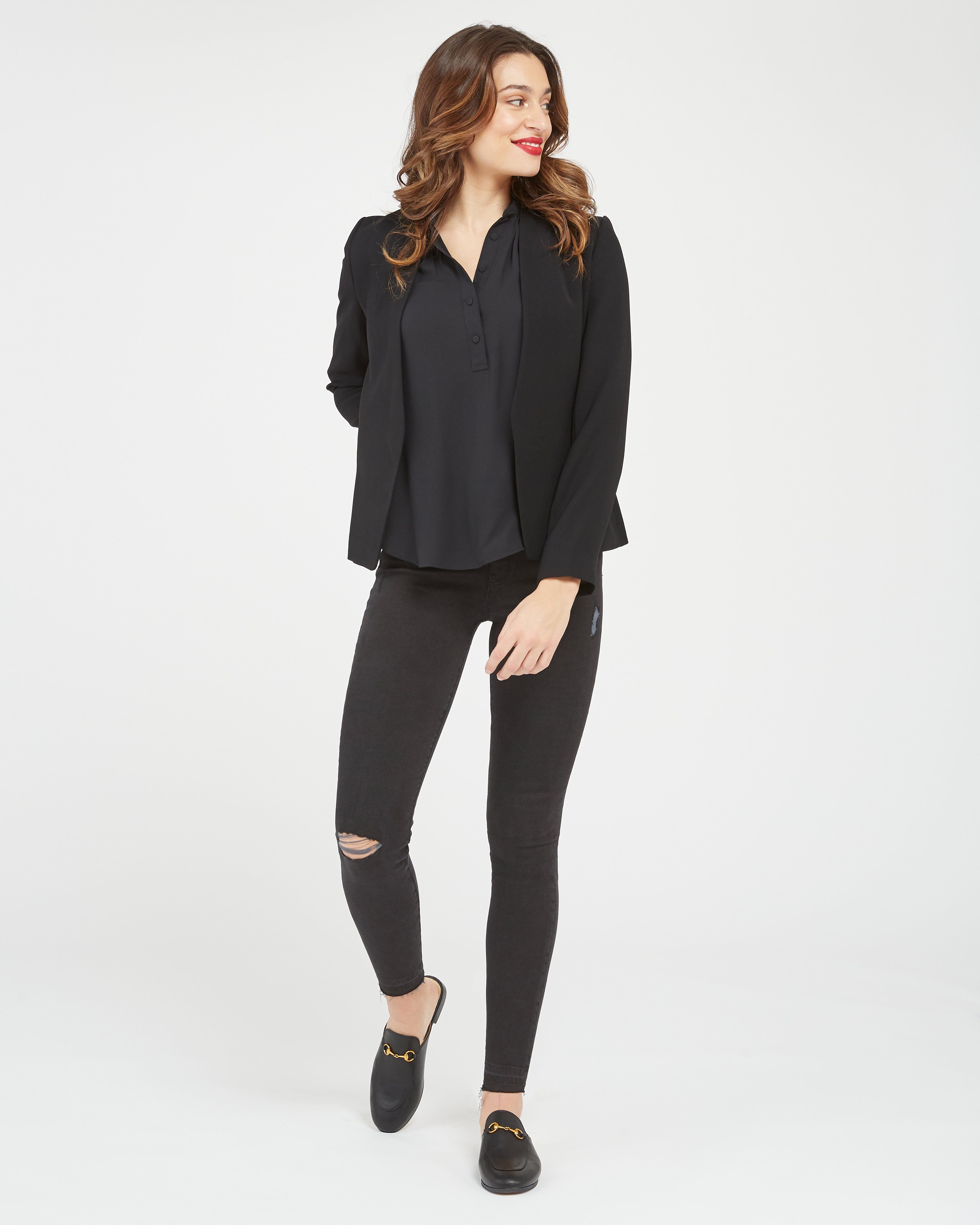 Vintage Distressed Ankle Skinny Jeans sold by SPANX