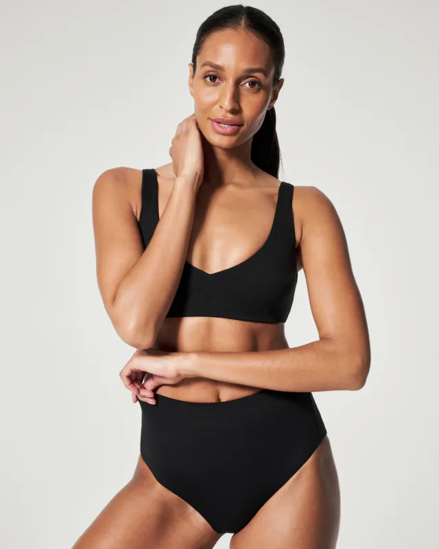 Pique Shaping High Rise Swim Bottom sold by SPANX