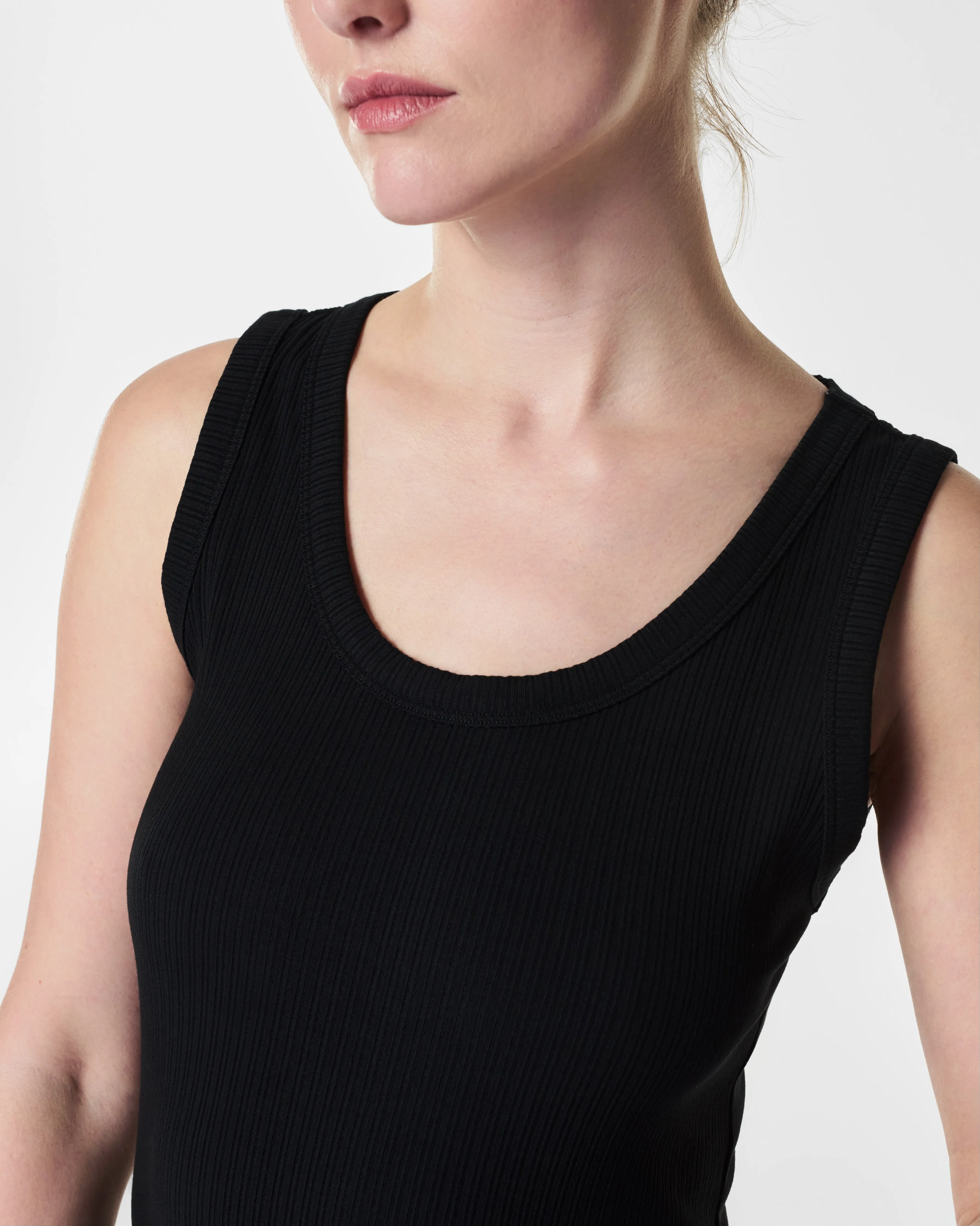 Stretch Rib Scoop Neck Tank sold by SPANX product image thumbnail 3