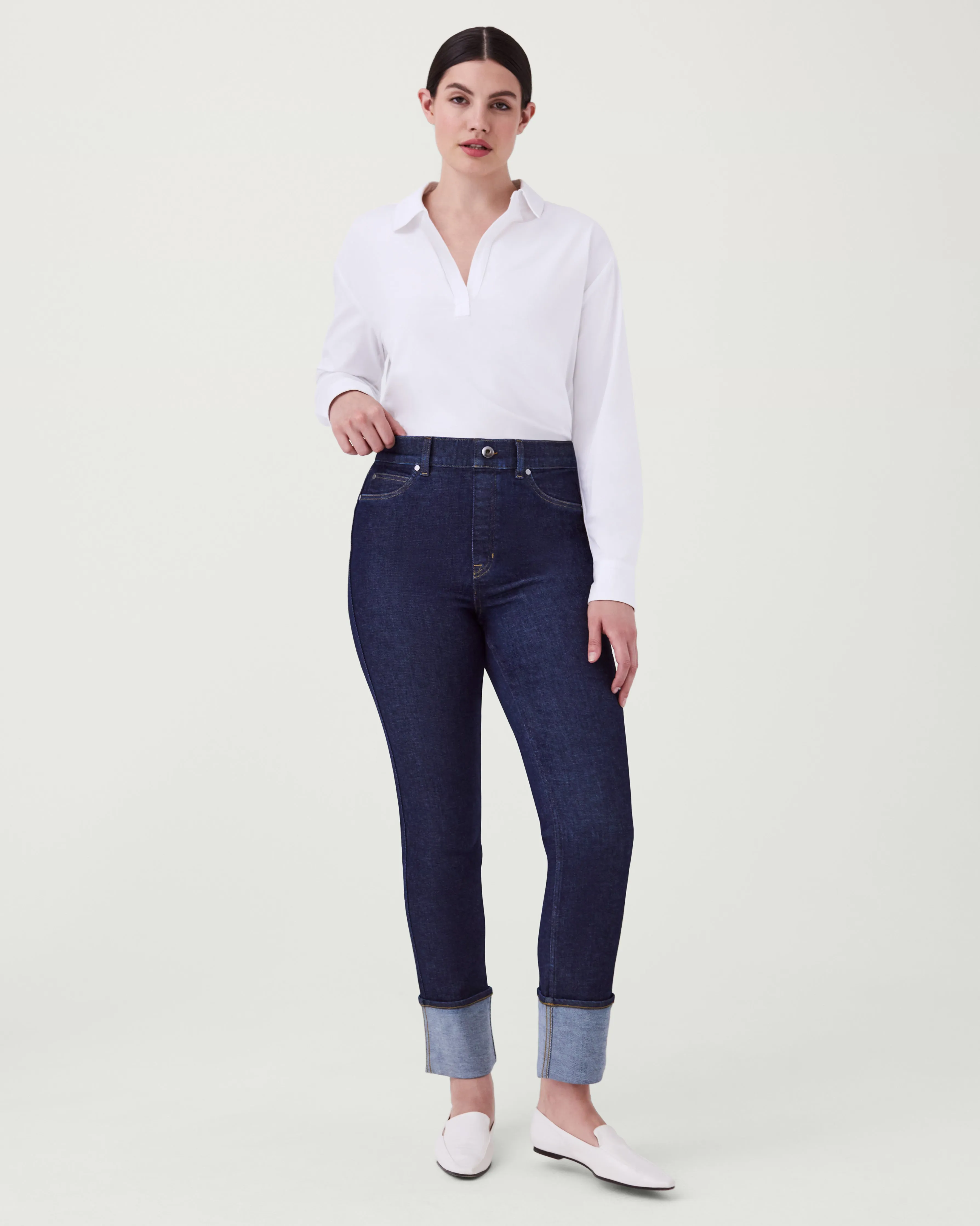 The Collared Long Sleeve Bodysuit sold by SPANX product image thumbnail 2