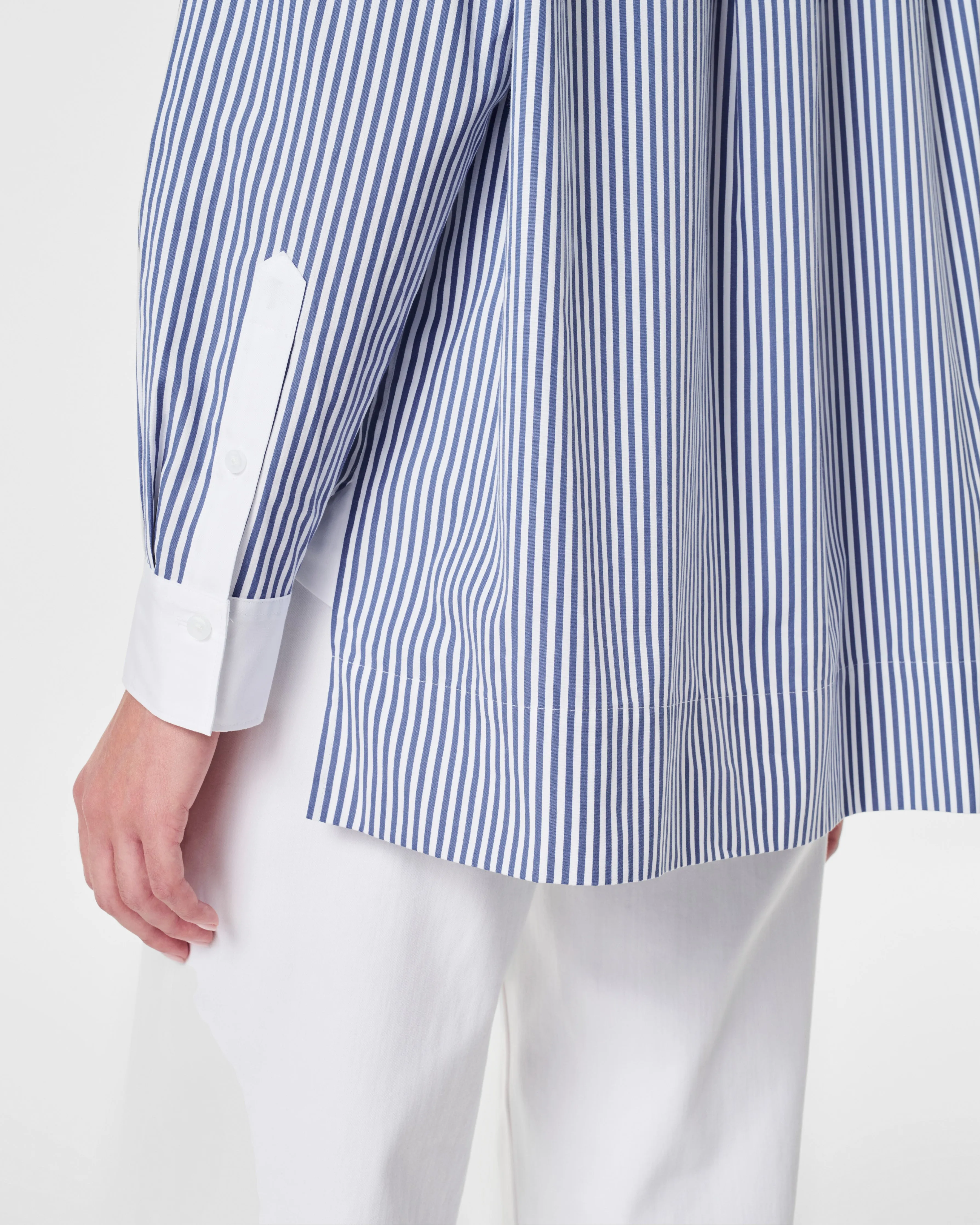 The Best Striped Poplin Tuxedo Shirt sold by SPANX product image thumbnail 4