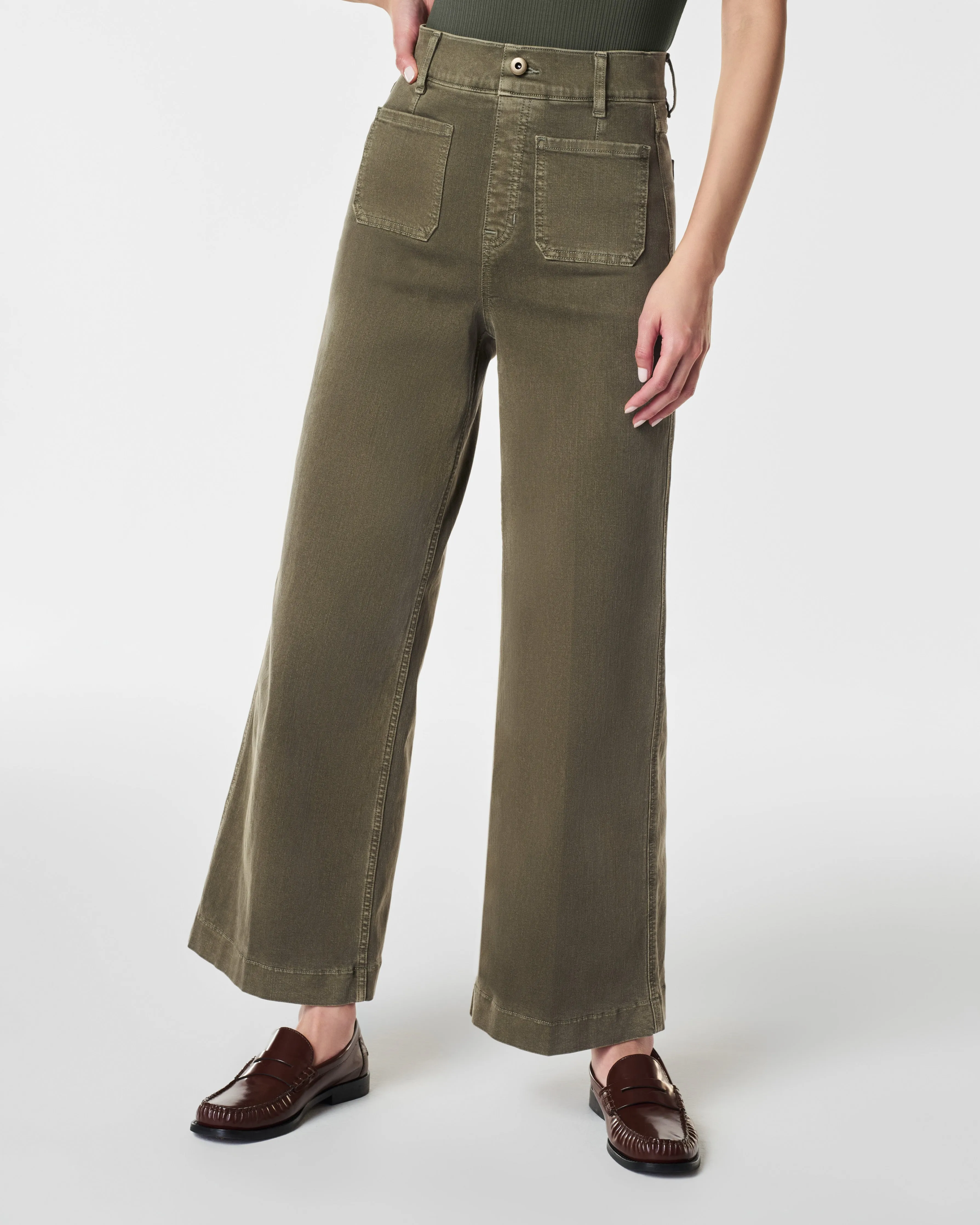 Cropped Wide-Leg Jeans sold by SPANX