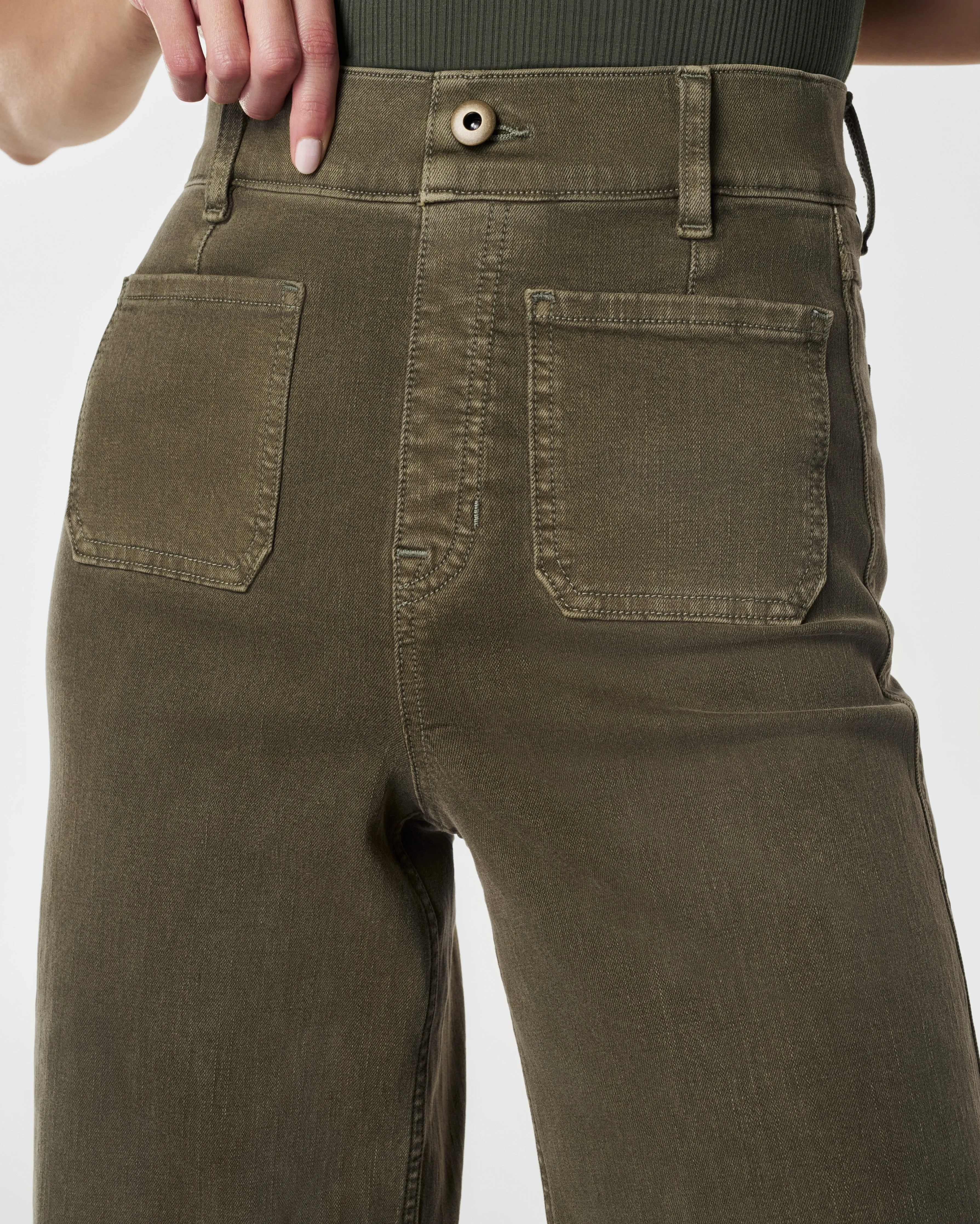 Cropped Wide-Leg Jeans sold by SPANX product image thumbnail 5