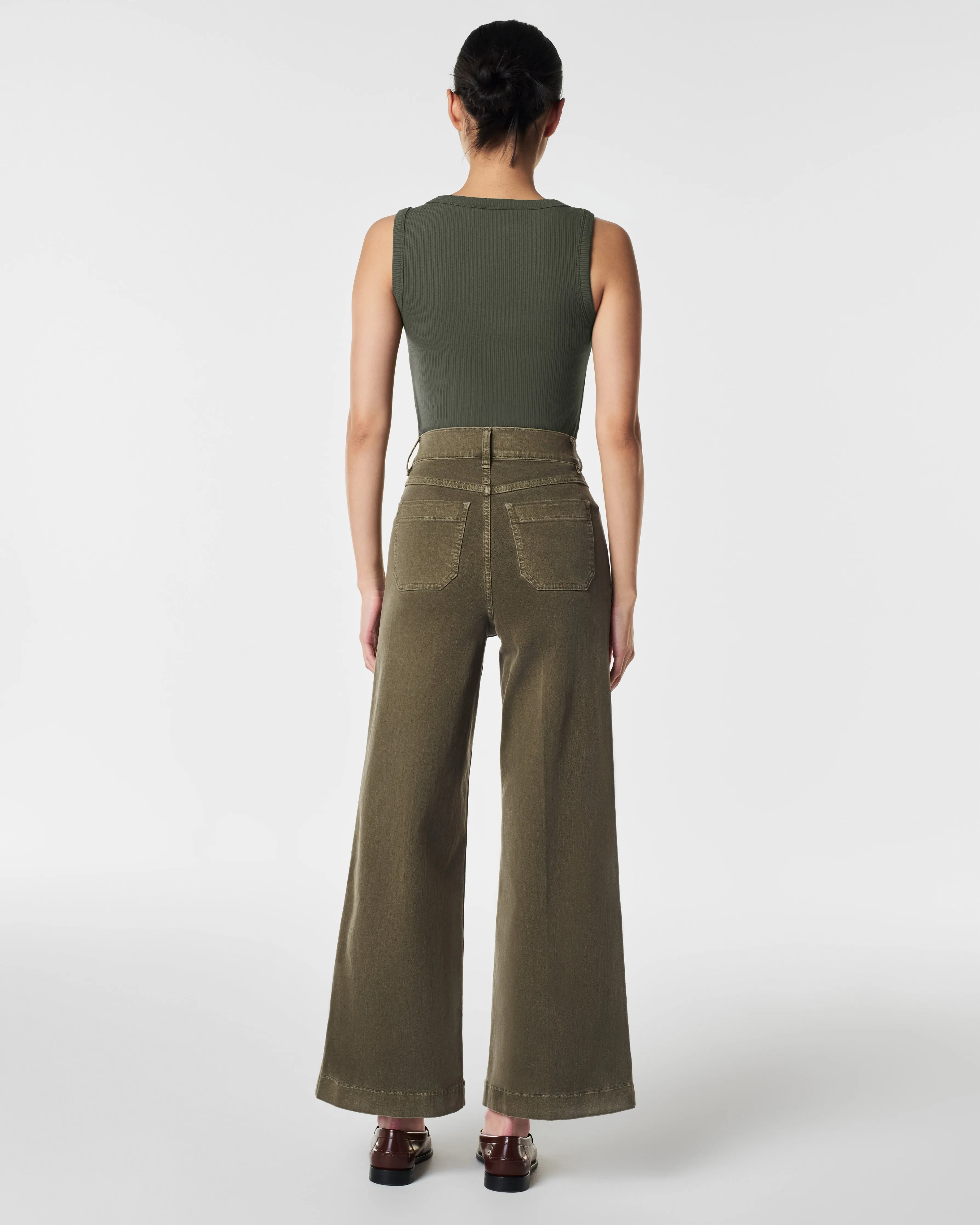 Cropped Wide-Leg Jeans sold by SPANX product image thumbnail 4
