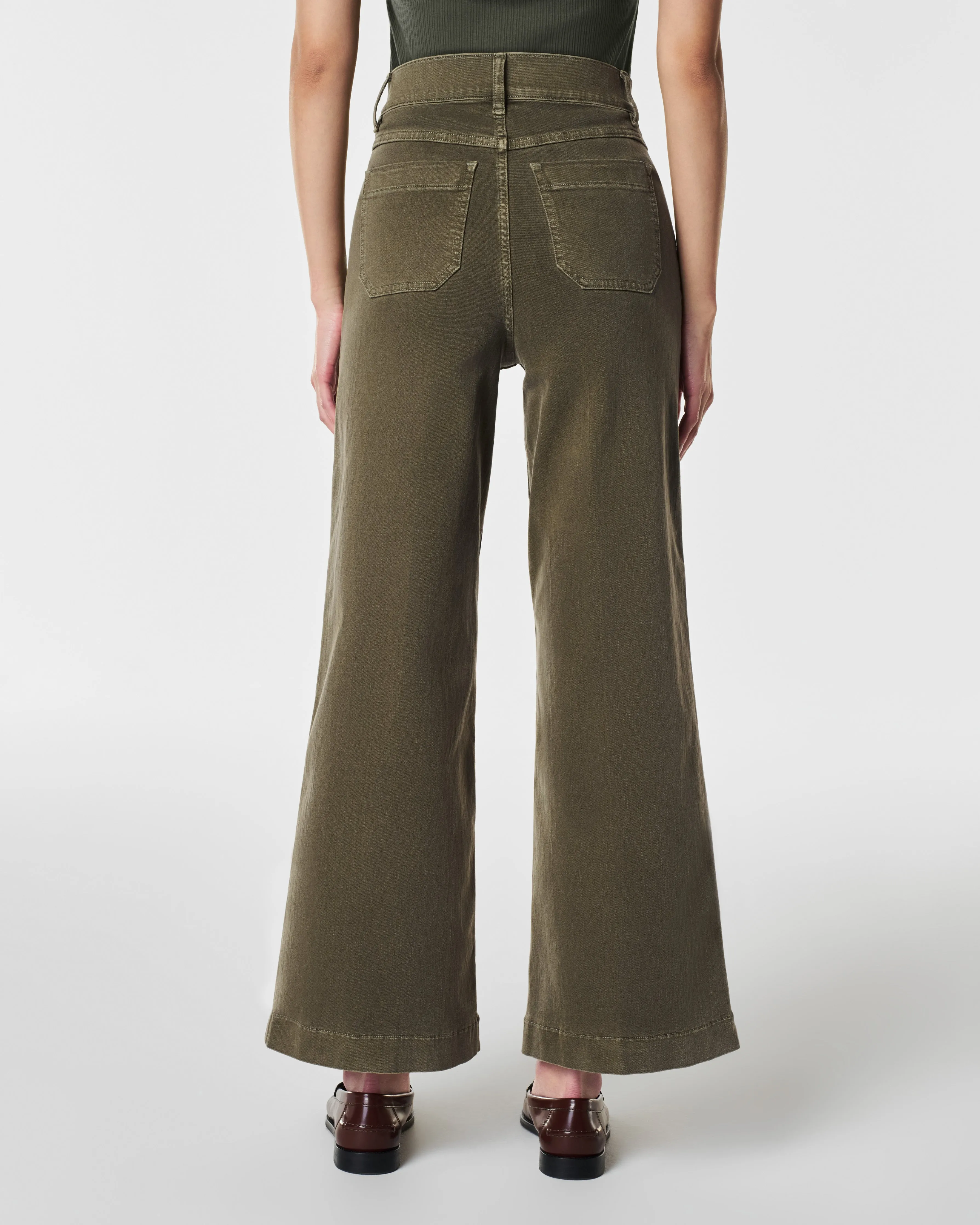 Cropped Wide-Leg Jeans sold by SPANX product image thumbnail 3