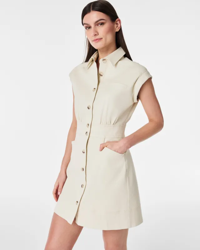 Stretch Twill Utility Dress sold by SPANX