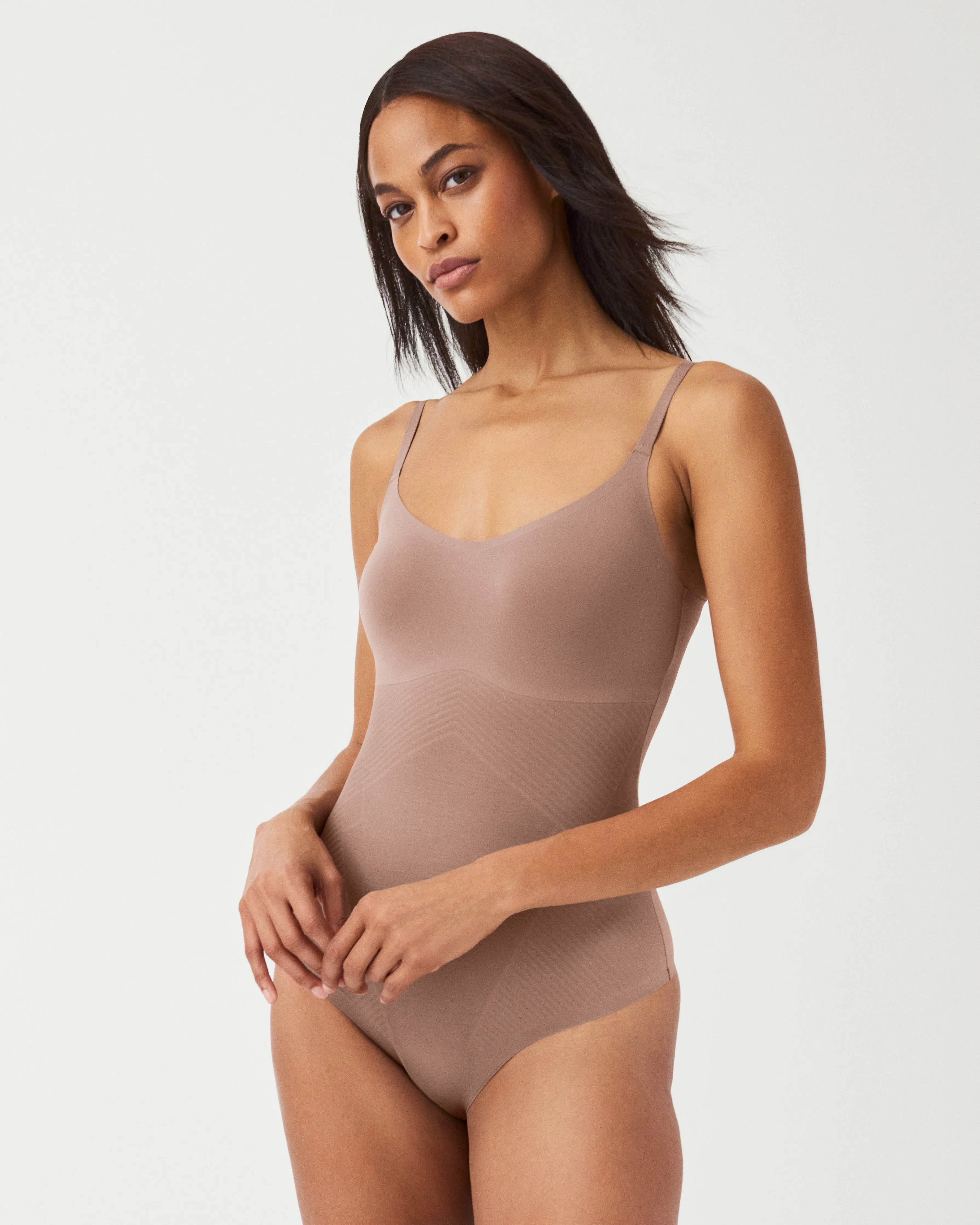 SPANXshape™ Invisible Cami Thong Bodysuit sold by SPANX