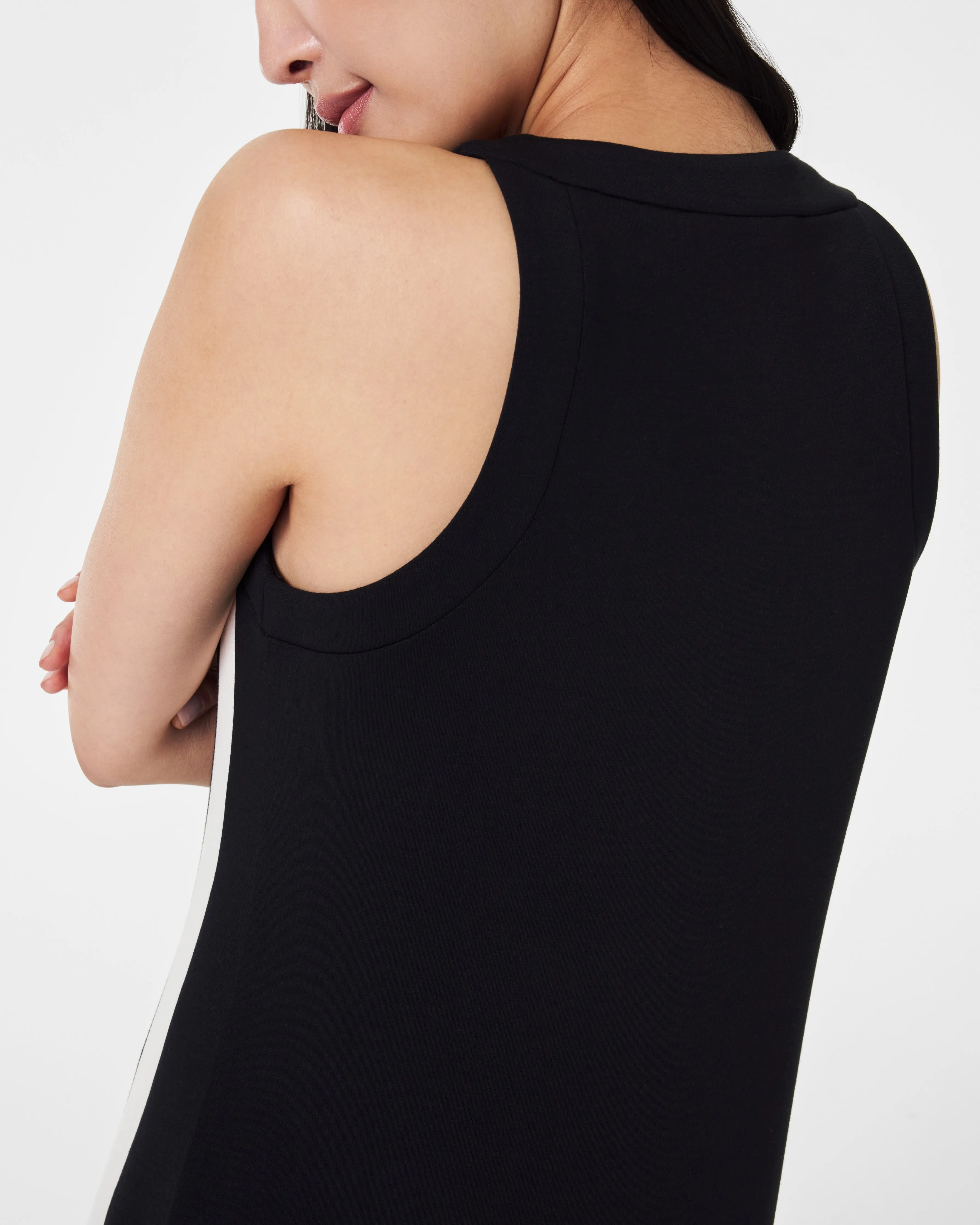 AirEssentials Side Stripe Tank Midi Dress sold by SPANX product image thumbnail 4