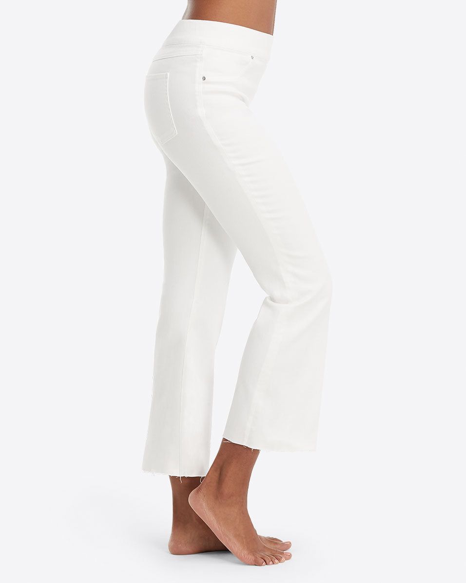 White Cropped Flare Jeans sold by SPANX product image thumbnail 4
