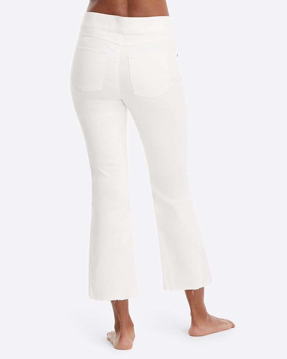 White Cropped Flare Jeans sold by SPANX product image thumbnail 2