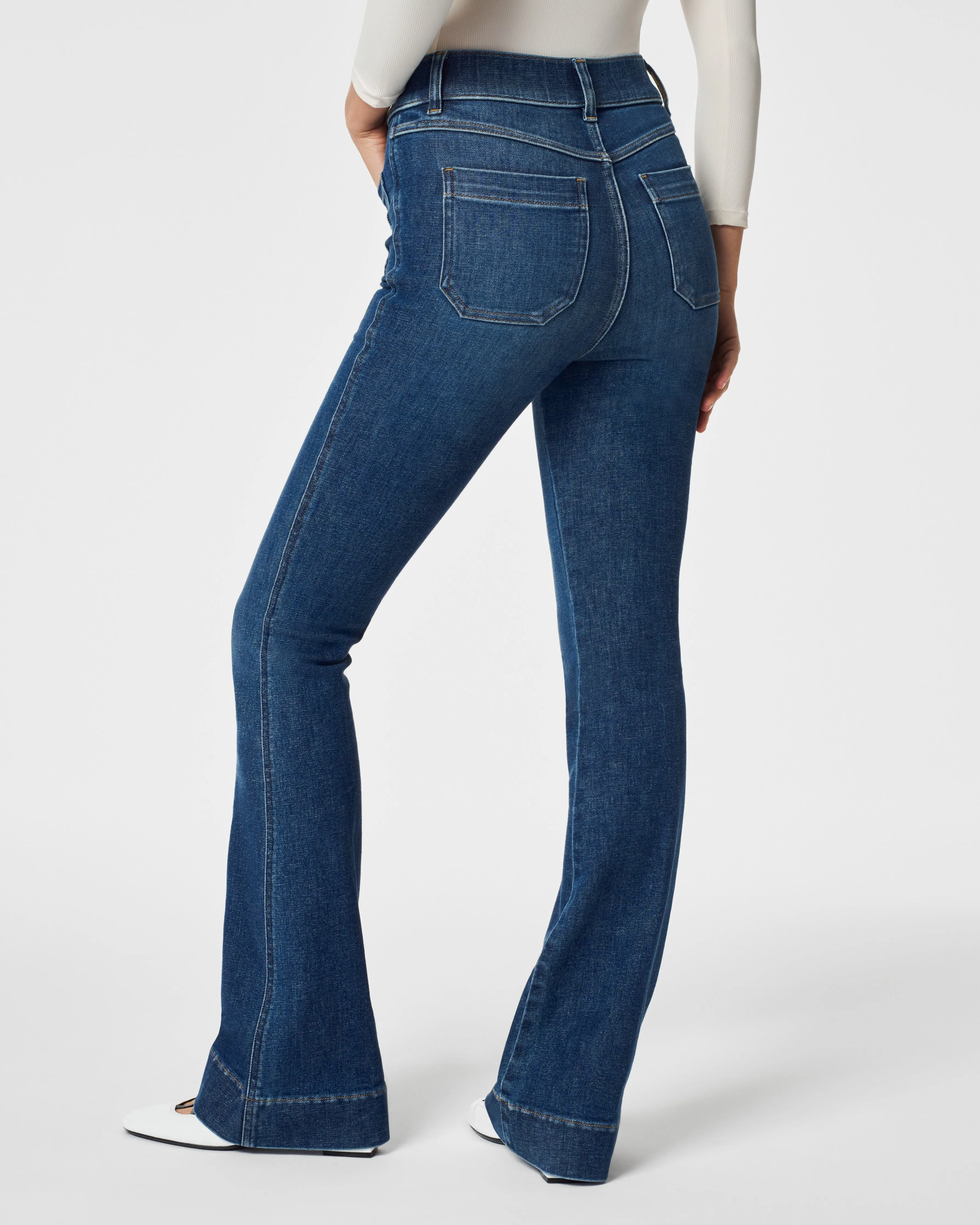 SPANXshape™ EveryWear Flare Jeans with Patch Pockets sold by SPANX product image thumbnail 3