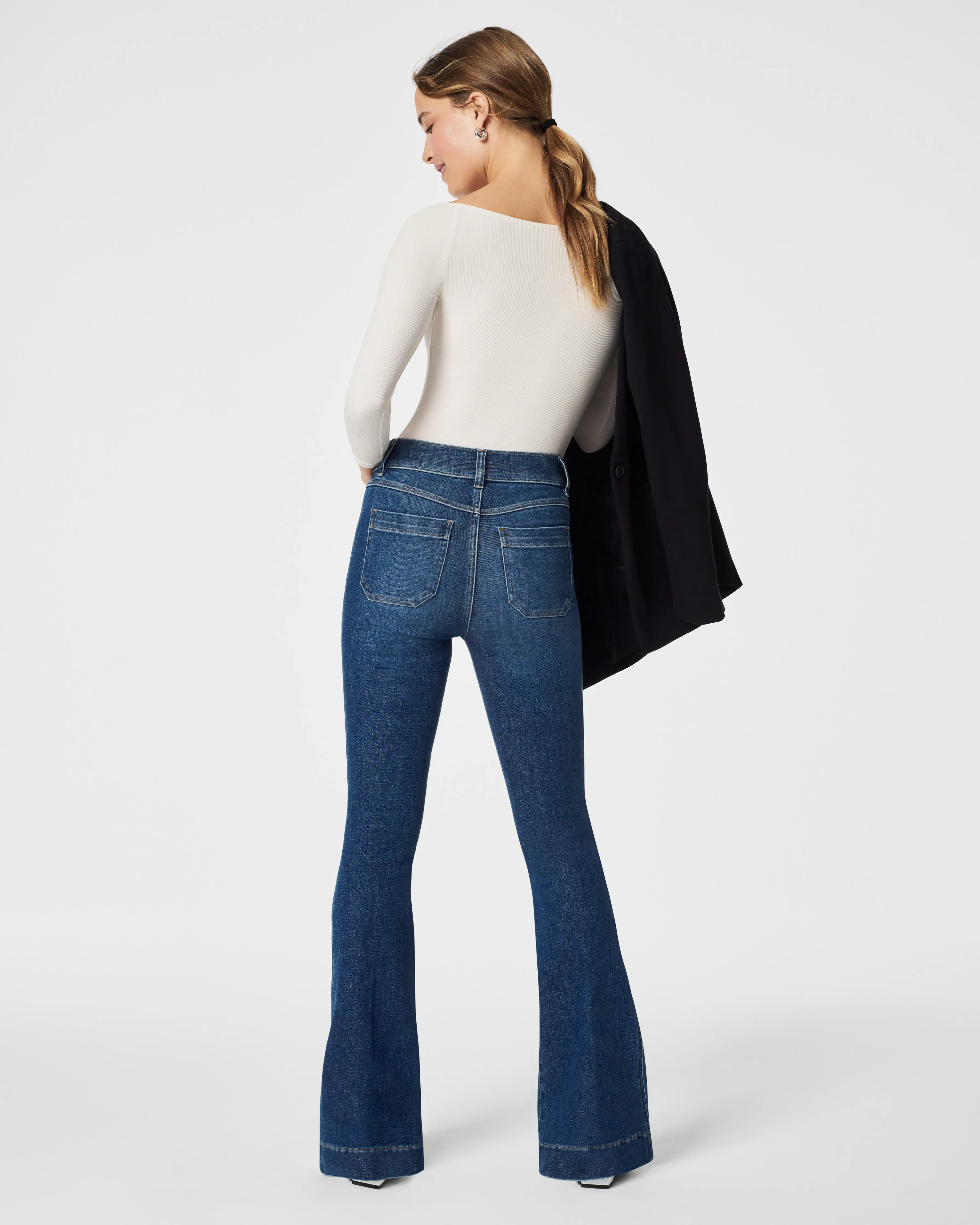 SPANXshape™ EveryWear Flare Jeans with Patch Pockets sold by SPANX product image thumbnail 4