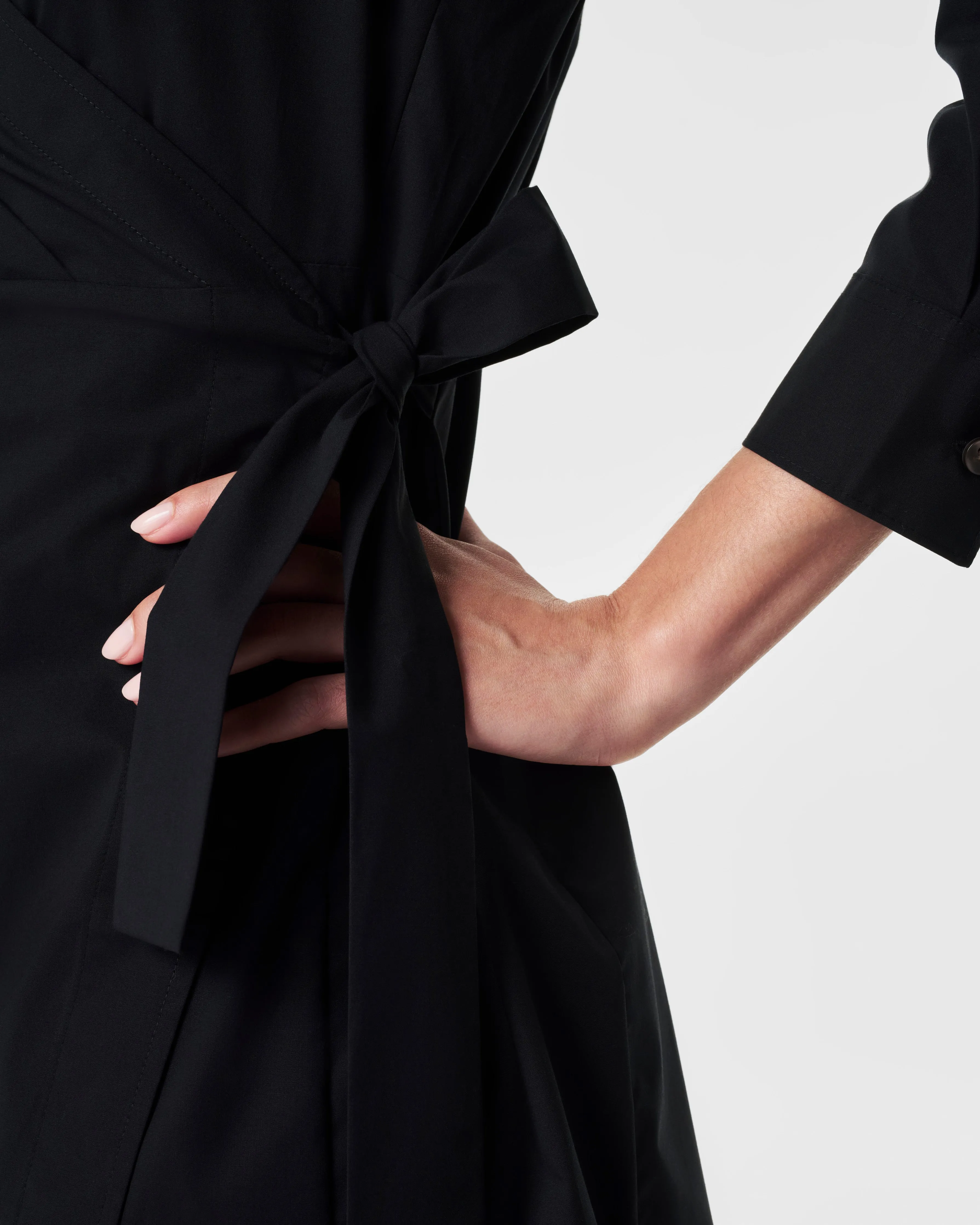 The Best Poplin Wrap Dress sold by SPANX product image thumbnail 5