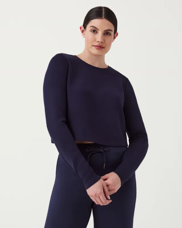 AirEssentials Cropped Long Sleeve Top made by SPANX