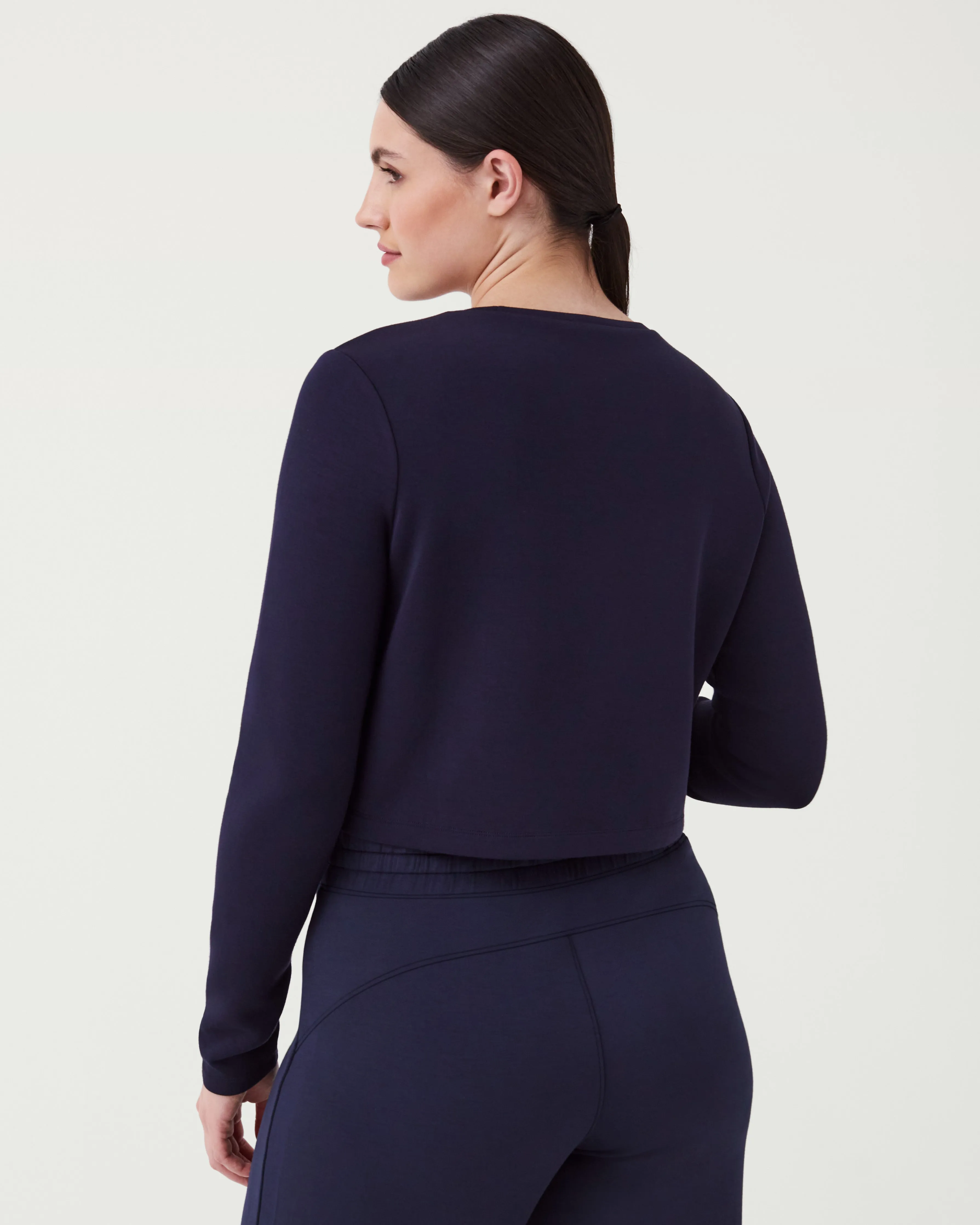 AirEssentials Cropped Long Sleeve Top sold by SPANX product image thumbnail 2