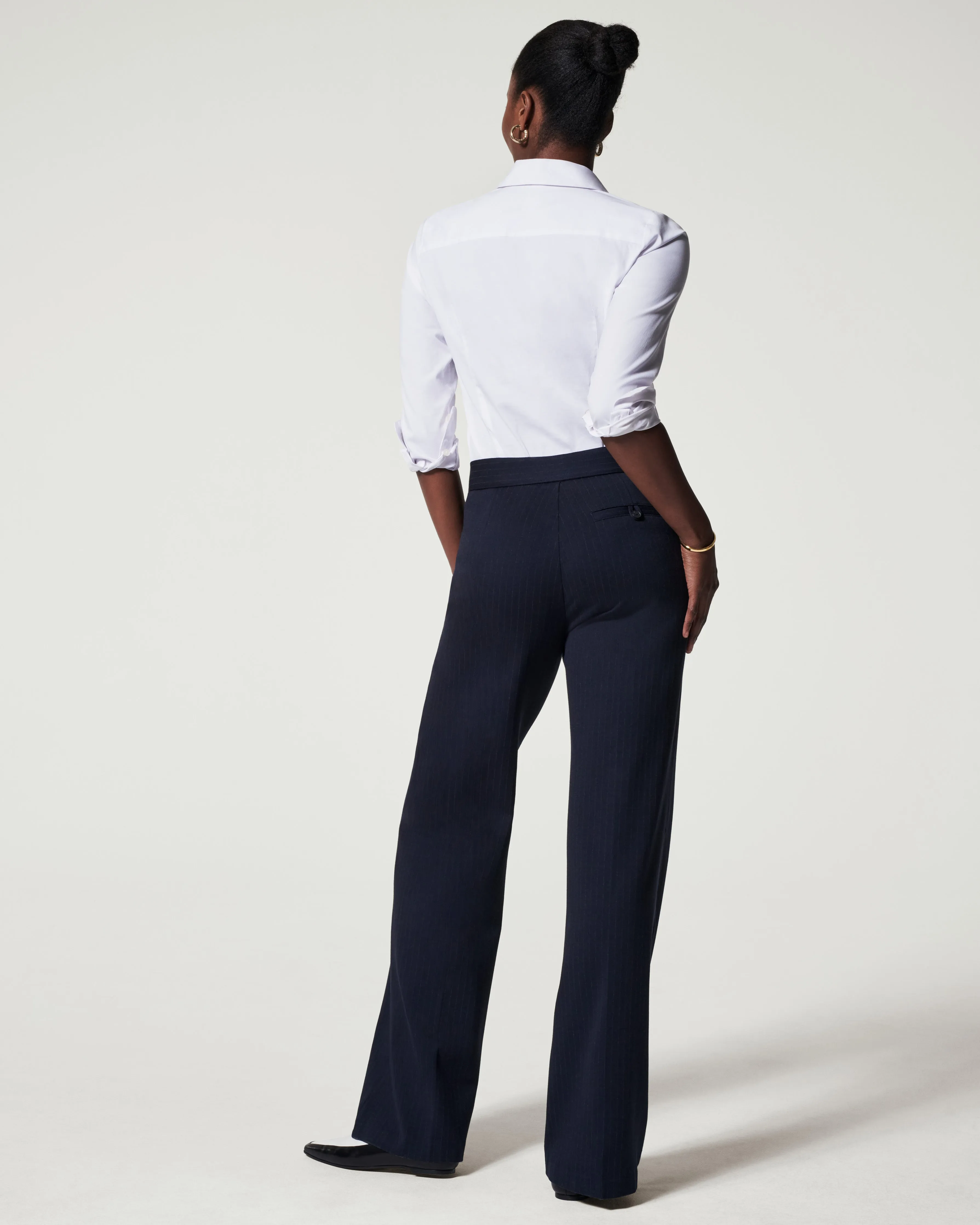SPANXsmooth™ PerfectFit Ponte Wide Leg Pant sold by SPANX product image thumbnail 4
