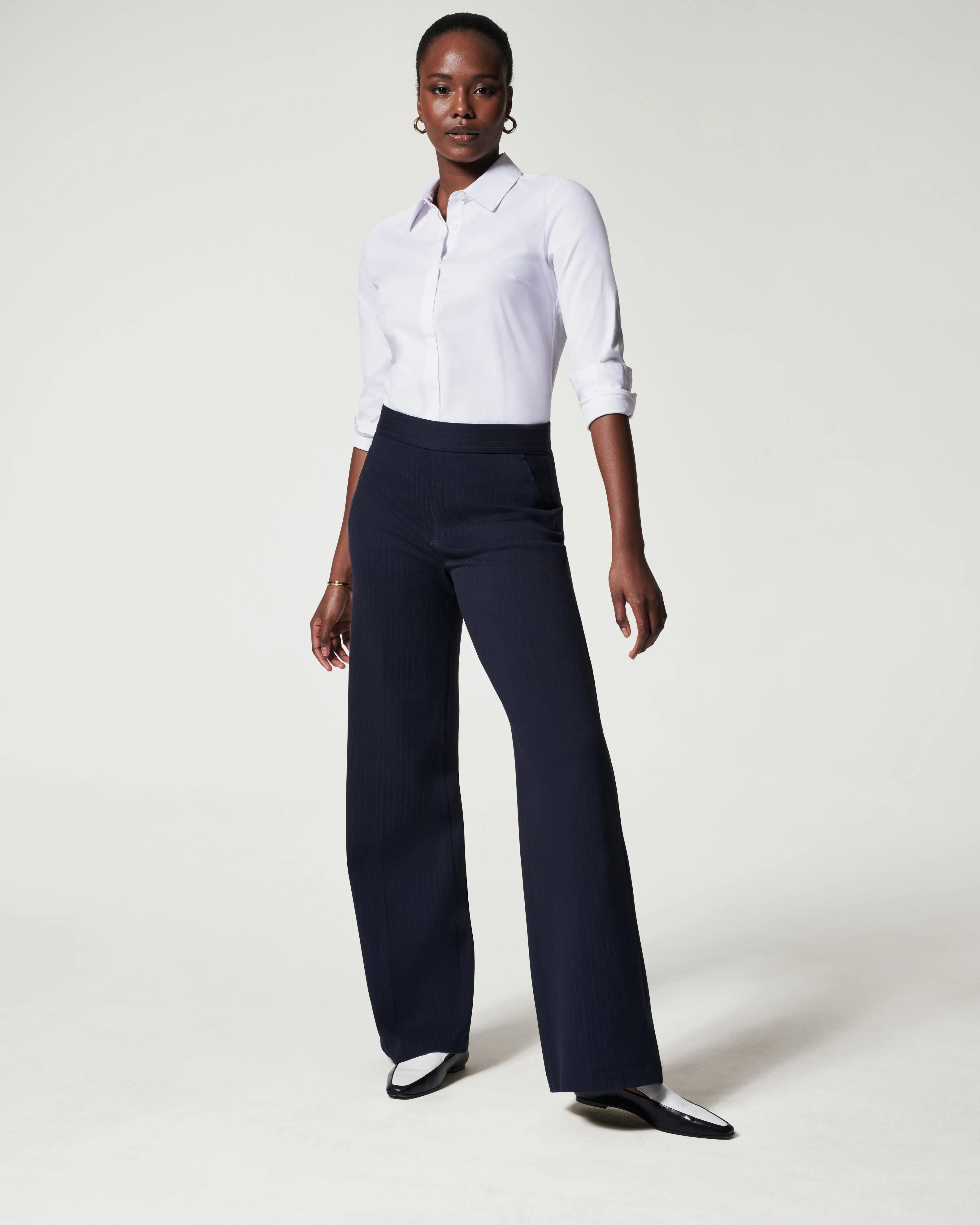 SPANXsmooth™ PerfectFit Ponte Wide Leg Pant sold by SPANX product image thumbnail 2