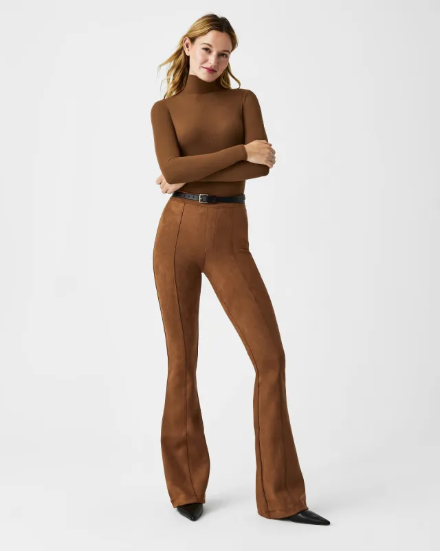 Faux Suede Flare Pants sold by SPANX