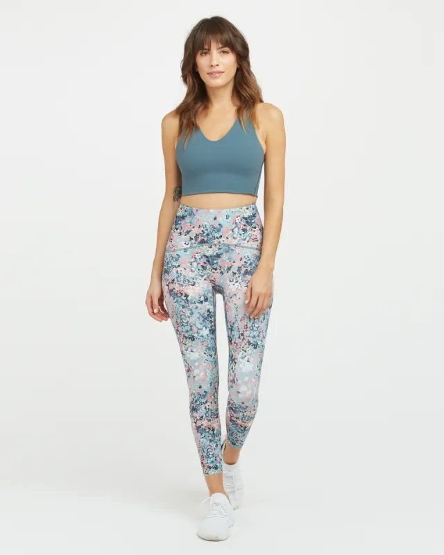 Booty Boost® Active Splatter Floral 7/8 Leggings sold by SPANX