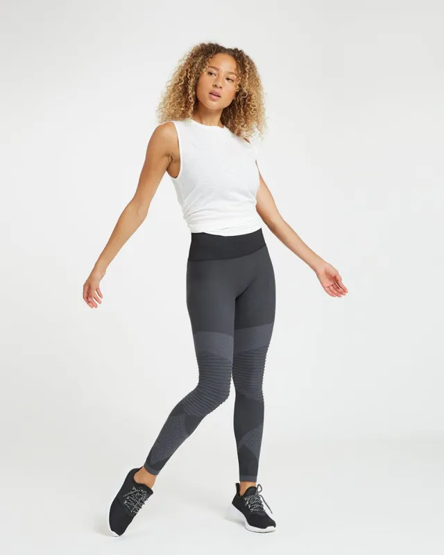Look at Me Now Seamless Moto Leggings made by SPANX