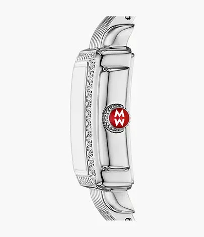 Michele Deco Madison Mini Diamond Silvertone Watch sold by Speidel product image thumbnail 2