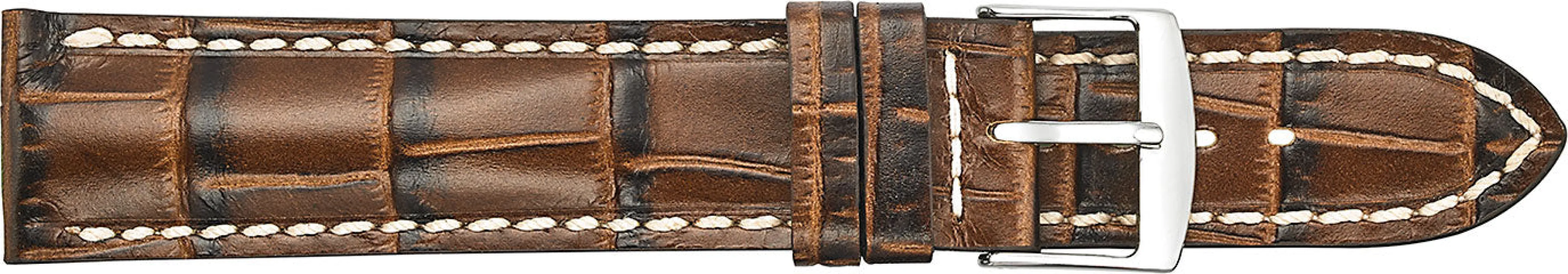 Fleurus Alligator Embossed Leather Watchband 934 sold by Speidel