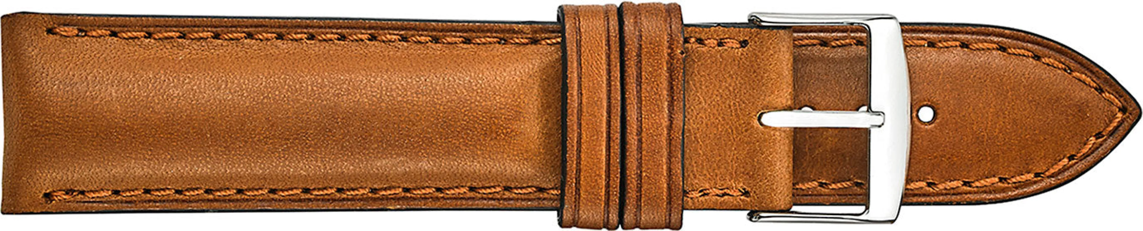 Fleurus Leather Watchband with 5mm Semi-Pad and Stitch  580 sold by Speidel