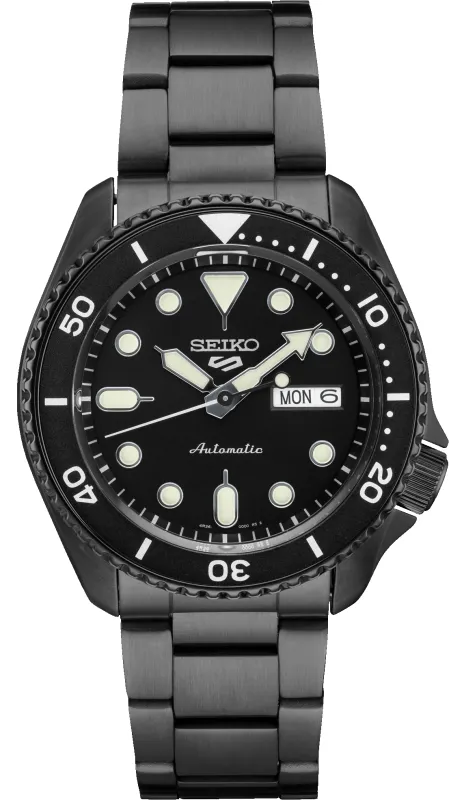 Seiko 5 Sports Black Dial sold by Speidel