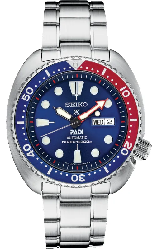 Seiko Prospex PADI Special Edition Diver’s Watch vibrant Blue Dial sold by Speidel