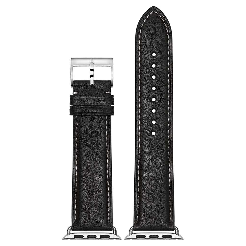 Genuine Italian Box Calf Leather Watchband For Use of The Apple Watch® sold by Speidel product image thumbnail 2