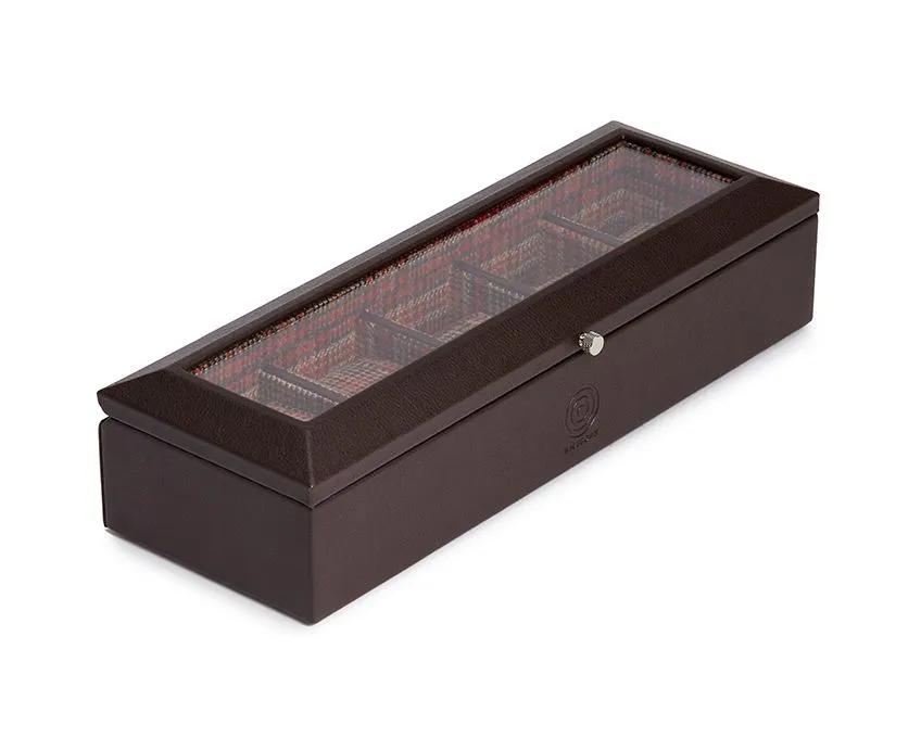 WM Brown 5 Peice Watch Box Brown sold by Speidel product image thumbnail 3