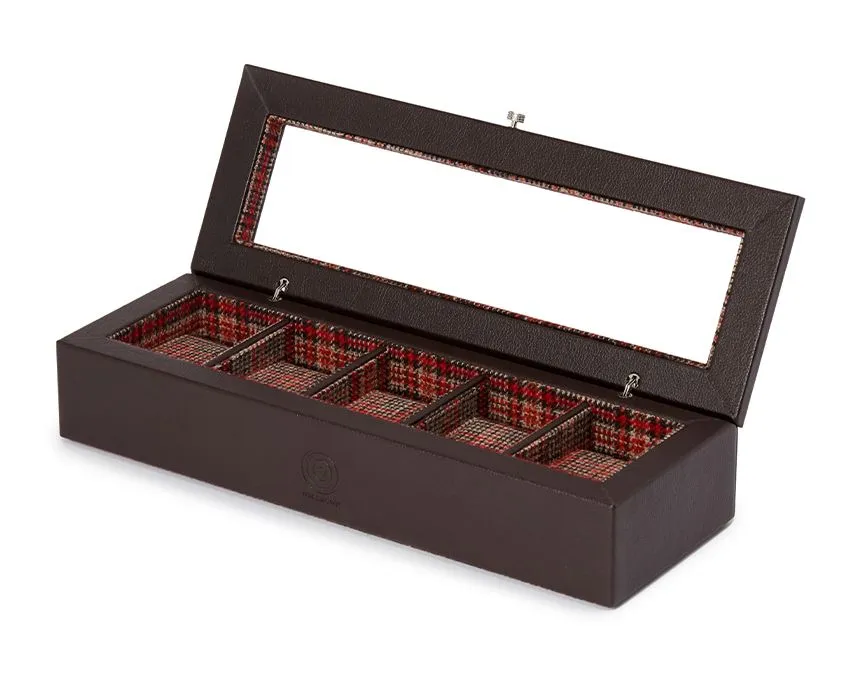 WM Brown 5 Peice Watch Box Brown sold by Speidel product image thumbnail 2