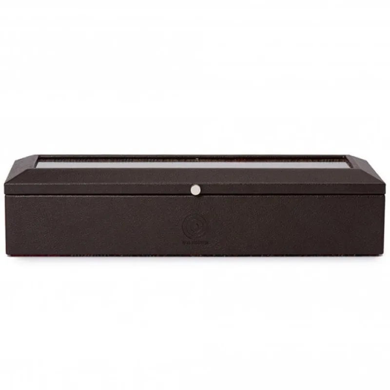 WM Brown 5 Peice Watch Box Brown made by WOLF