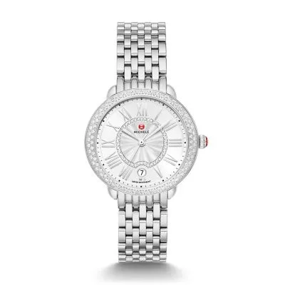 MICHELE Watches Special-Edition Serein Mid Diamond Sunray Dial Watch (36mm) sold by Speidel