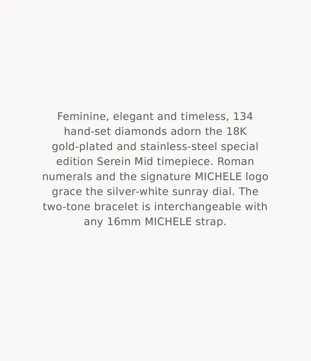 MICHELE Watches Serein Mid Diamond Sunray Dial Watch (36mm) sold by Speidel product image thumbnail 2
