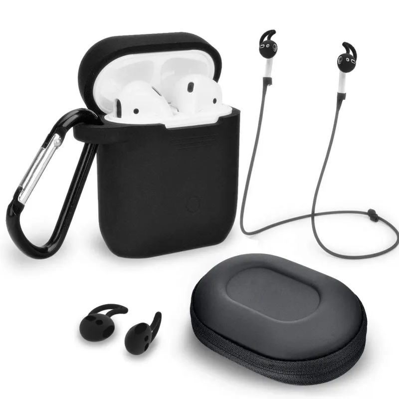 Silicone Case Protector and Accessories Kit Compatible For Use With Apple AirPods® sold by Speidel