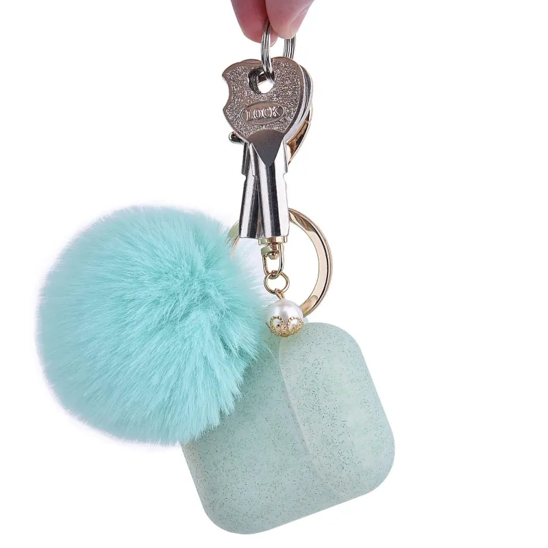 Fashion Case Protector With Decorative Pom Pom Fur Ball Compatible For Use With Apple AirPods® sold by Speidel