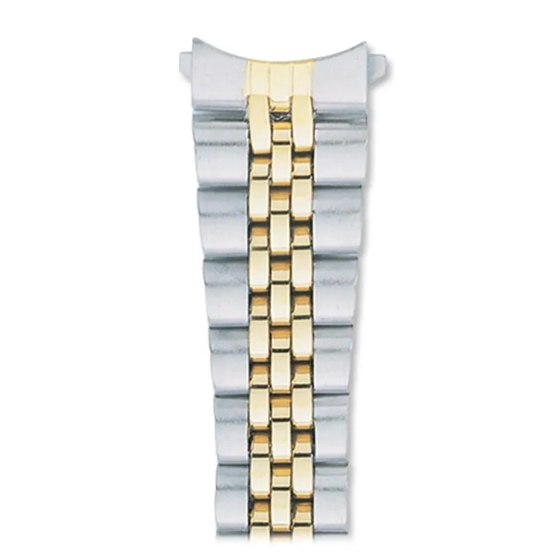 Ladies' 13MM Wrapped Link Band w/Curved End Incl with Optional 12mm Curved End sold by Speidel