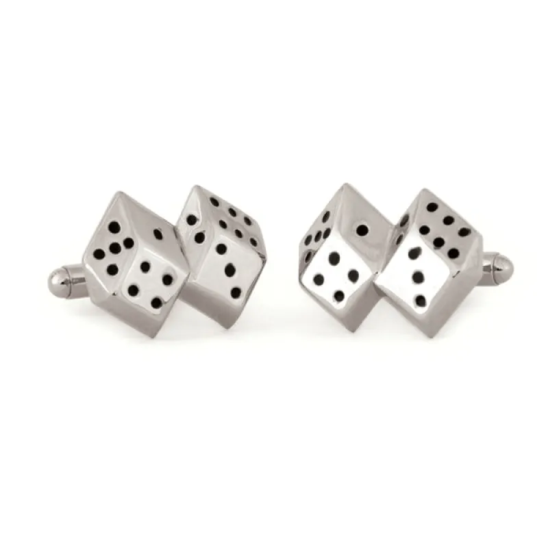 GT Dice Cuff Links made by Speidel